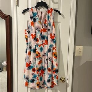 Rebecca Taylor Silk Floral Sleeveless Dress - Multicolor